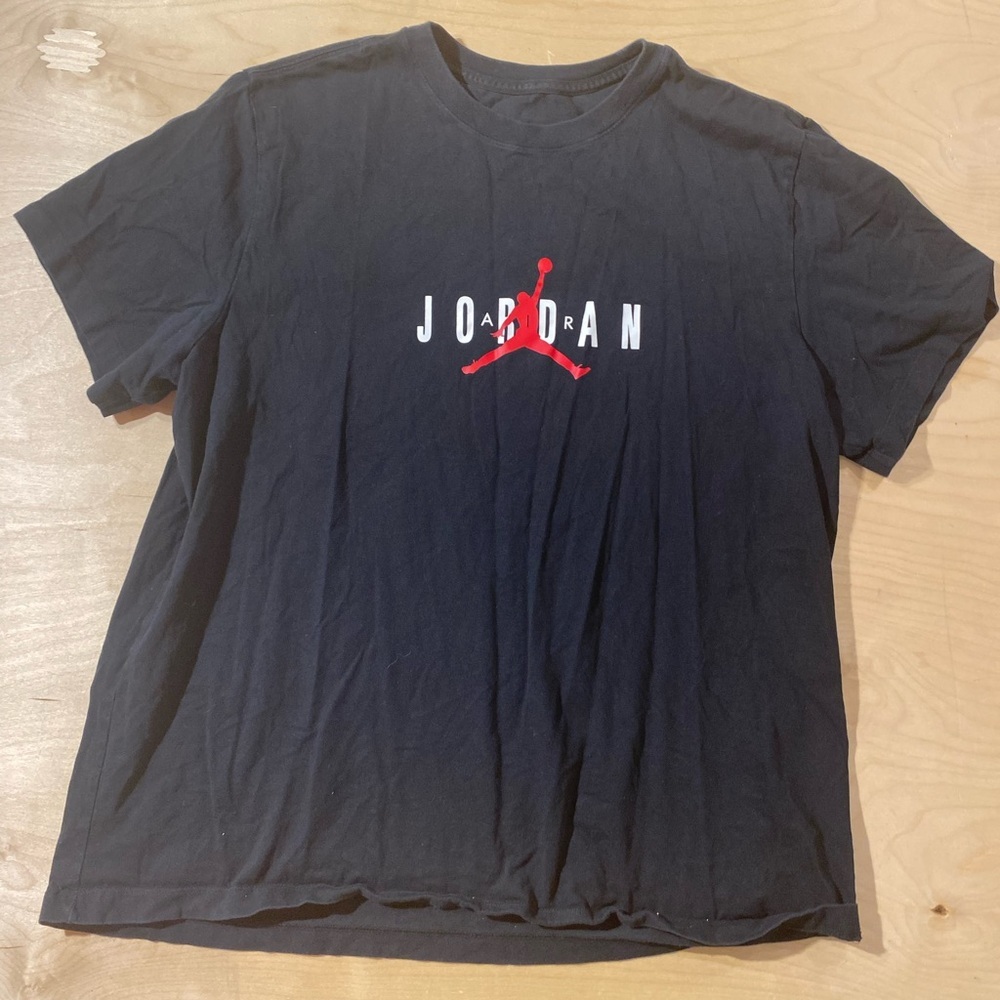 Jordan Black Graphic T-Shirt for Men XXL (PW) - Picture 3 of 10